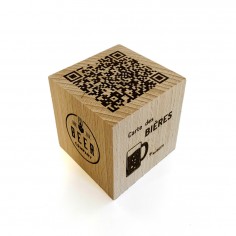 Cube en bois
