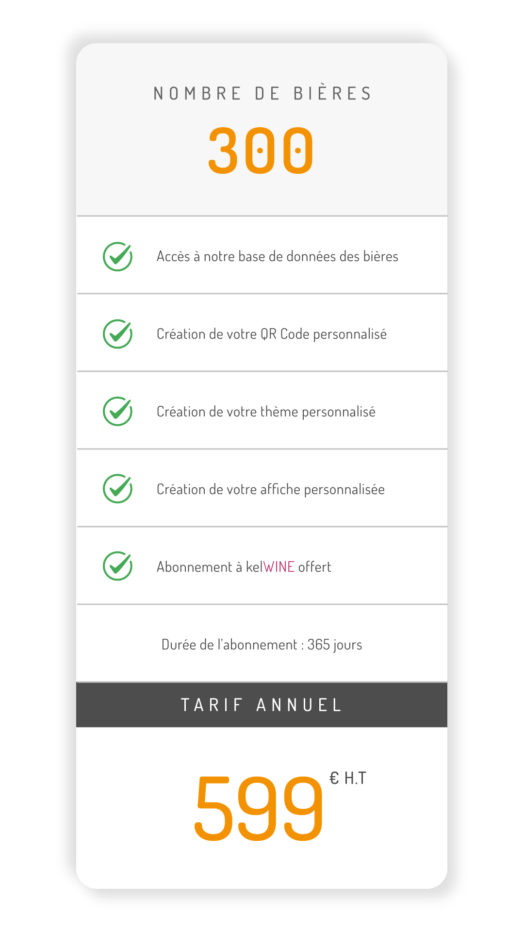 Abonnement 300 bi&egrave;res